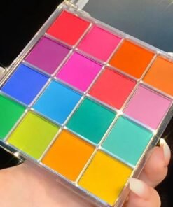 Miss Lara 16 Color Eyeshadow Palette #01 glowikabd.com
