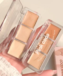 Pink Coco Three Colors Concealer Palette