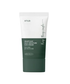 ANUA Heartleaf Silky Moisture Sun Cream SPF 50+ PA++++ (50ml) glowikabd.com