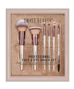 Swiss Beauty Professional Face & Eye Brush Set Makeup Kit glowikabd.com
