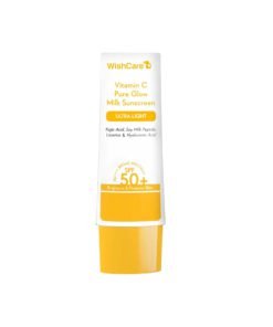 WishCare 2% Vitamin C Pure Glow Milk Sunscreen SPF 50 PA++++ 50g glowikabd.com